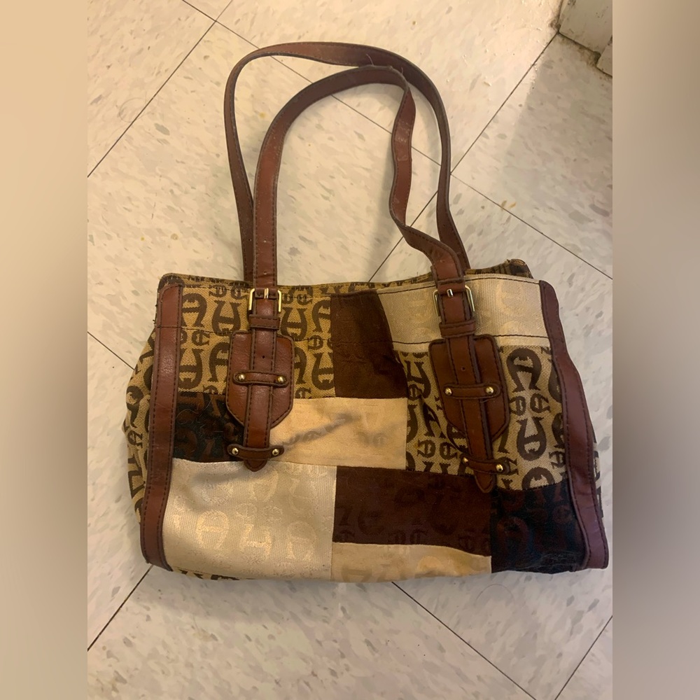 Brown Luxury Rare Etienne Aigner Purse Handbag